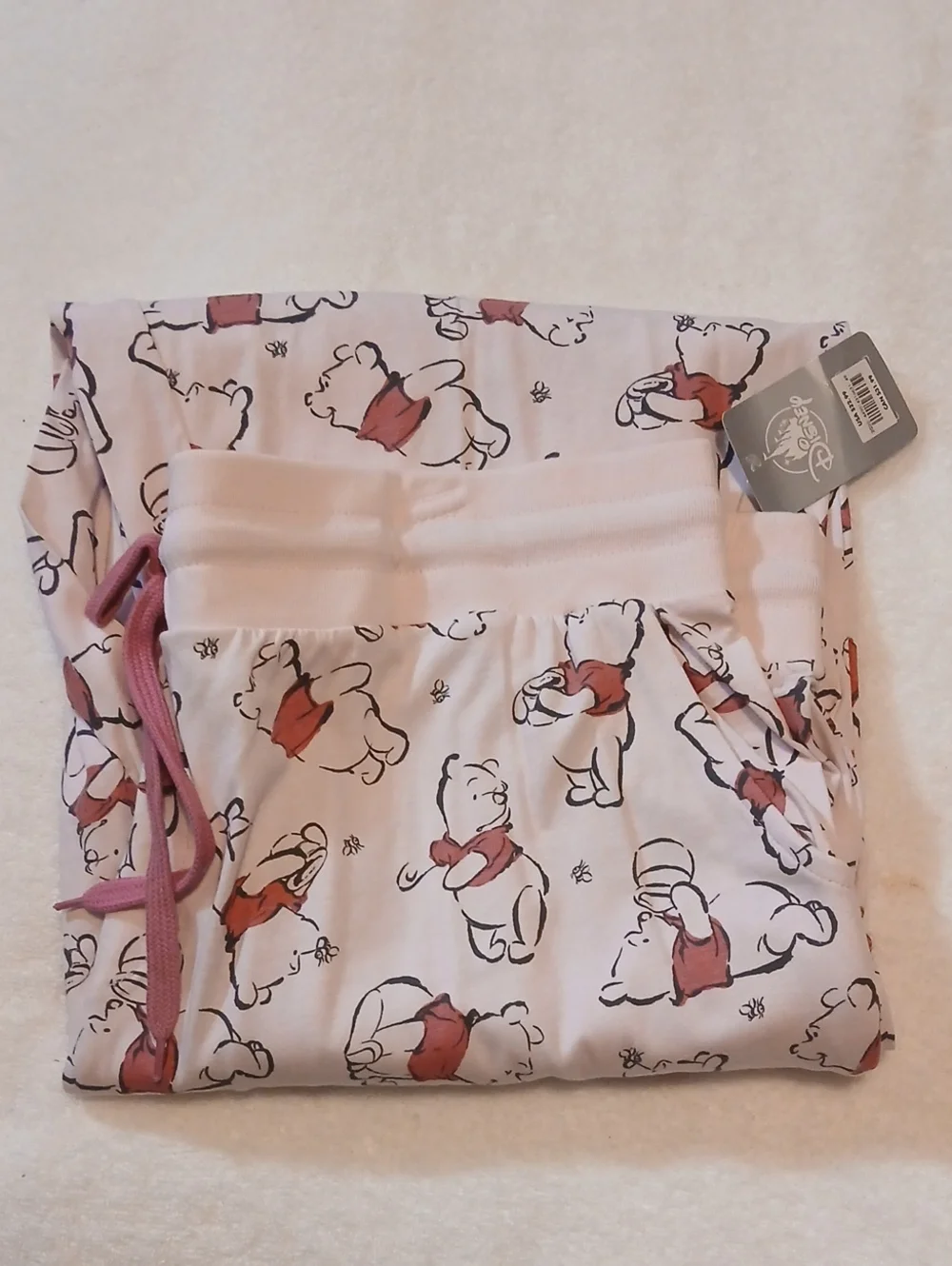 NWT Disney Winnie the Pooh Lounge Pants PJ Pajama Bottoms Disney Store 2XL